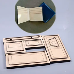 Classical folded wallet leather craft cutting dies knife mold cutter