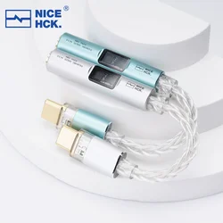 NICEHCK NK1 MAX Adapter Cable CX31993 Decoding Chip MAX97220 OP-AMP HiFi Portable Type-C 3.5mm DAC Amplifier Silver-Plated Wire