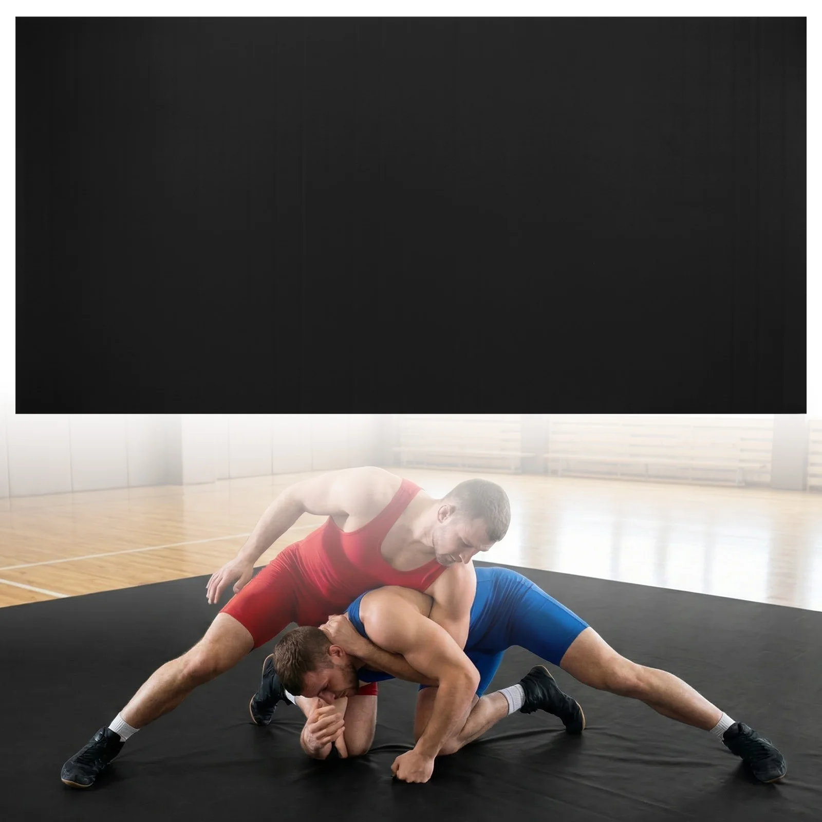 BJJ Jiu-Jitsu-Matten 118,11x59,06x1,18 Zoll Indoor-Gymnastikmatte mit Rutschfester Oberfläche für Pilates, Stretching und Yoga