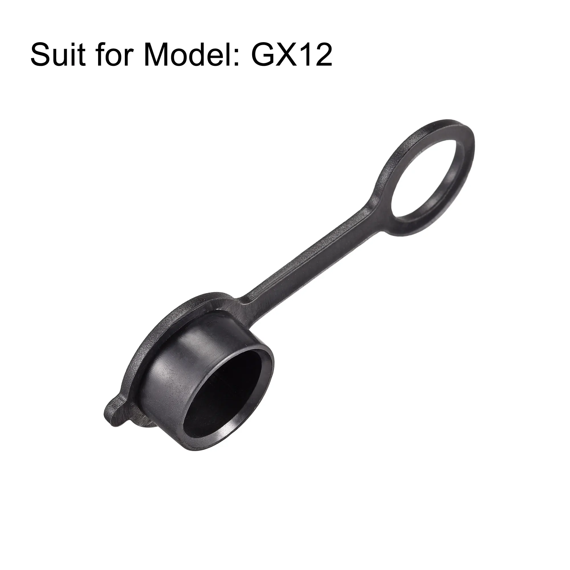 Uxcell 4/8 Cái GX12 Hàng Không Tròn Cắm Ổ Cắm Chống Nước Chống Bụi Tai Hàn Kết Nối Cáp Nhựa Bảo Vệ