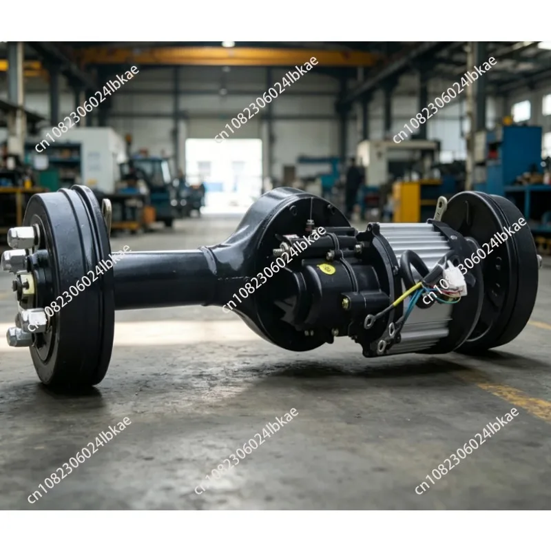 

Electric tricycle rear axle assembly, split all-in-one differential mechanical drum brake restorationneutral accessories