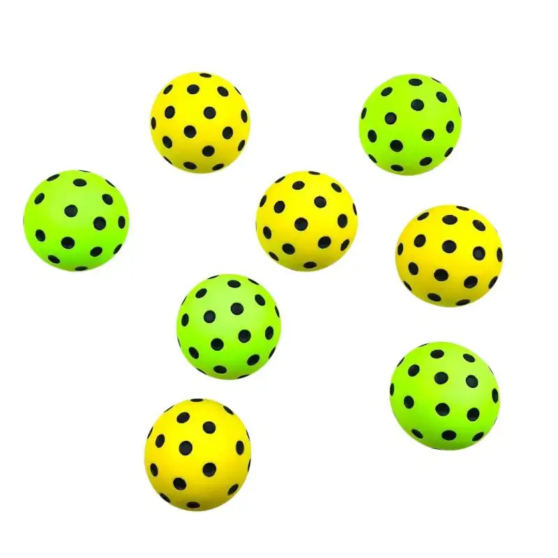 Geräuscharme Schaumstoff-Pickleball-Bälle für den Innenbereich, 74 mm, weiche Schwamm-Trainingsausrüstung – Detail 6