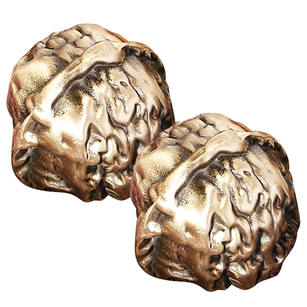 Hand Exercise Balls Crafts Adults Walnuts Woman Chinese Women Brass Supplies Strength Elder