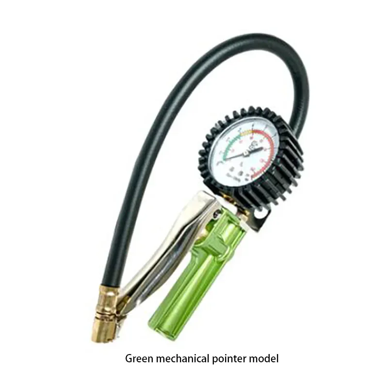 Pressure Gauges - High Precision Tire Pressure Monitor with Inflation Head for Automobiles - Inflating Gun for Tire RakingMachie