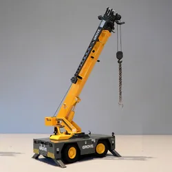 TWH 1:50 Scale Grove YB5515 Crane Model Alloy Simulation Car Model Collectible Decoration Display Boy Gift Toys