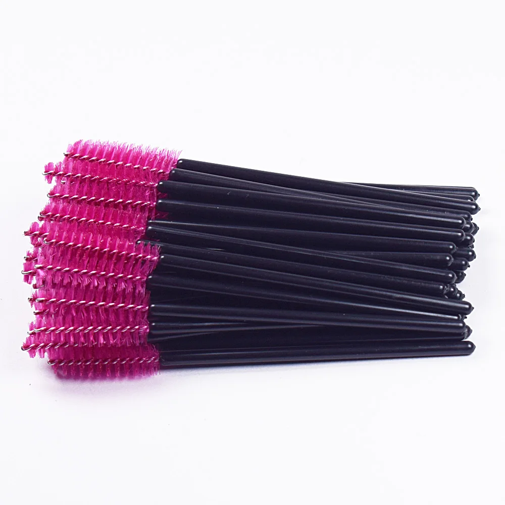 50/5 Stuks Wegwerp Make Wattenstaafje Mini Individuele Lash Applicators Mascara Borstels Wimper Extension Voor Maquillaje Make-Up