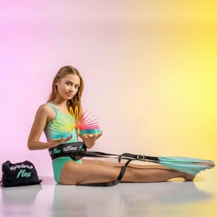 

Flex Band AC30 | Hands-Free Dance Stretching and Strengthening Device for Foot, Ankle & Turnout Training | Adjustable Resistance