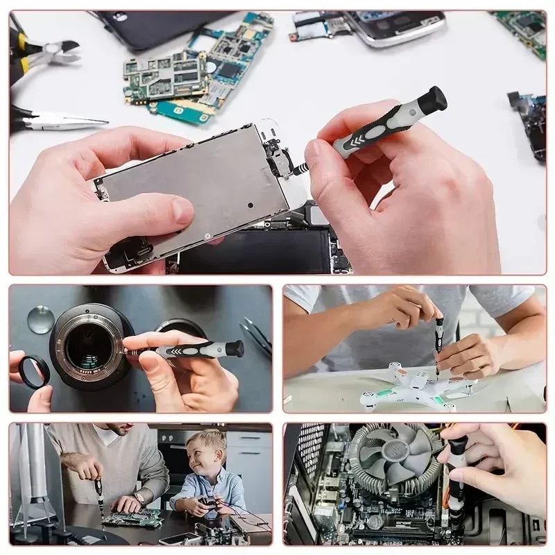 115-1 Precision Screwdriver Set, Professional Repair Tool with 98 Magnetic Bits, Suitable for Various Repairs