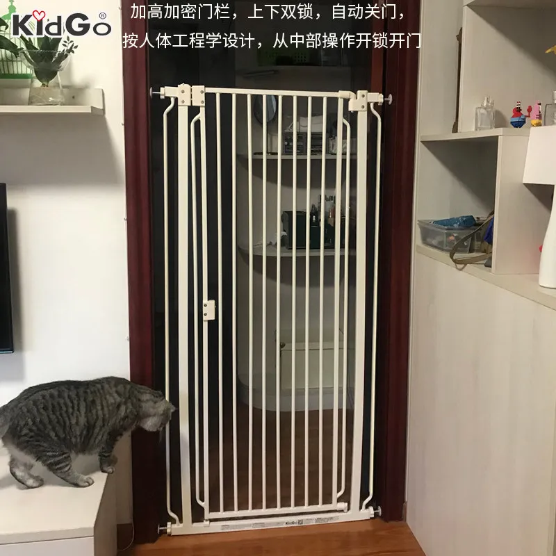 

KidGo Защитный барьер для кошек без сверления, приподнятая ограда для кошачьей клетки, съемная изолирующая дверца