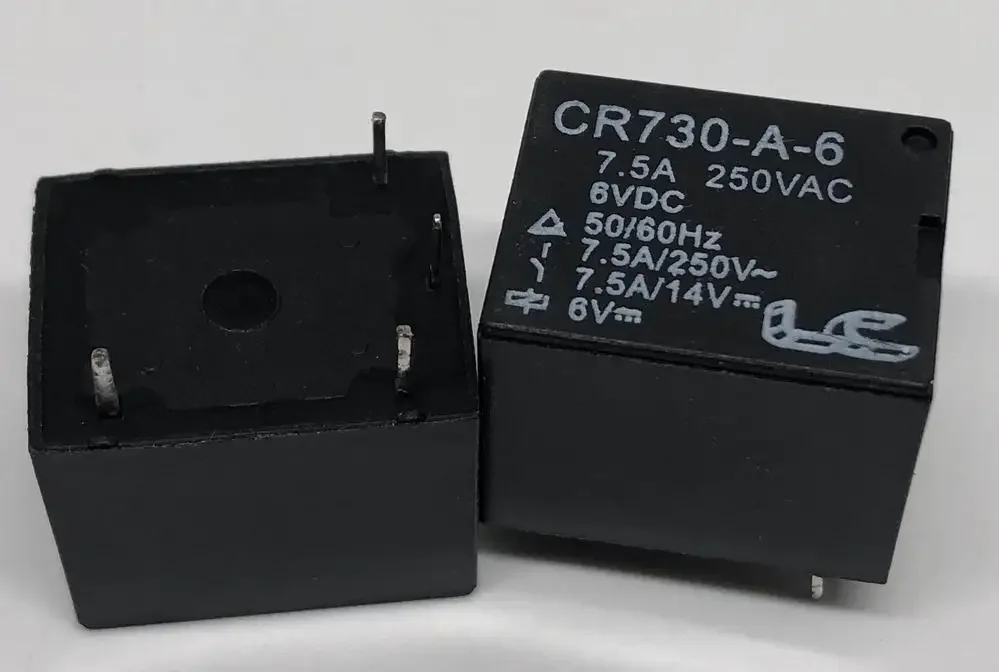 New CR730-A-6 ; CR731-A-12 ; (T73-1A-6V/12V) Relay 4pins