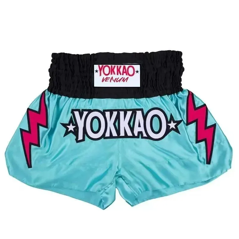 New Combat Punch, Boxing Shorts, Sanda Gym Fitness Training, Sports Beach Shorts, Professional Muay Thai Shorts