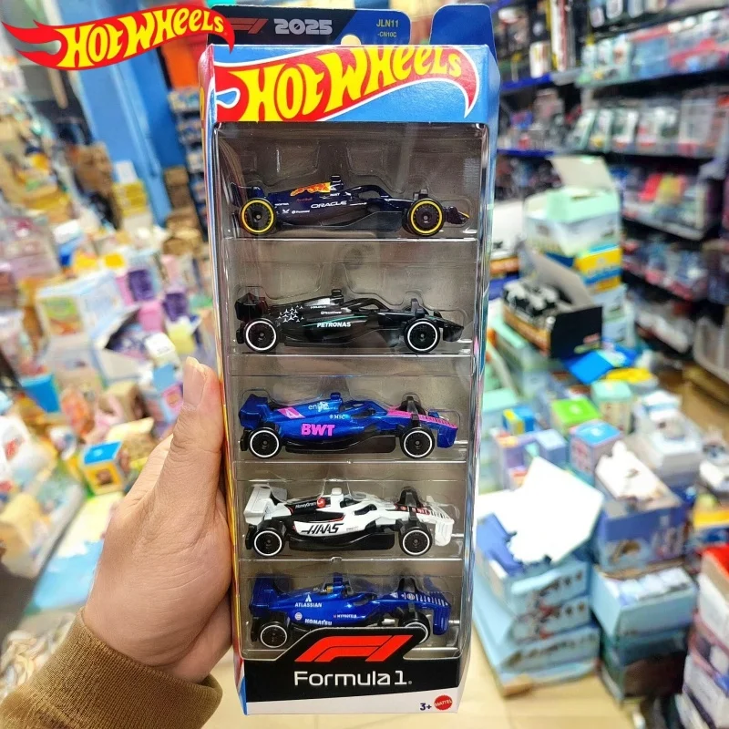 

New In Stock Hot Wheels X Formula 1 Jln11 Collectible Car 1/64 Toy Set 5 Packs Diecast Vehicle Gift
