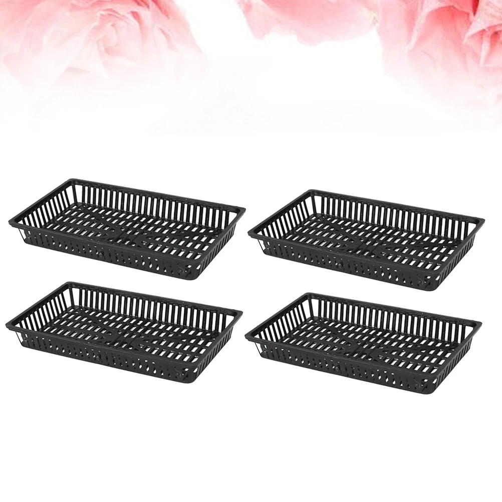 

10 Pcs Aquatic Planting Basket Water Grass Rack Planter Aquarium Holder for Tank Medium