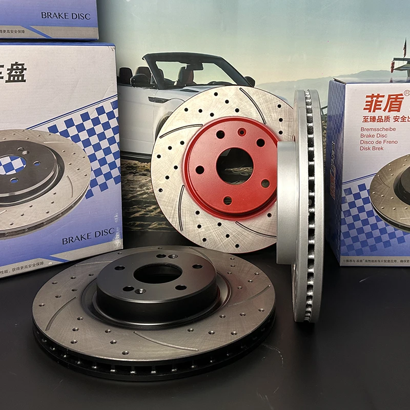 

Автозапчасти, автомобильные тормозные диски, заводская цена, бесшумный резной тормоз, встряхивающий автозапчасти HT250, чугун для FAW Bestune B70 2023