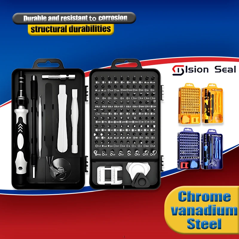 

Набор прецизионных отверток 115 в 1, набор магнитных отверток Phillips Torx Hex, устройство для ремонта телефона, набор ручных инструментов