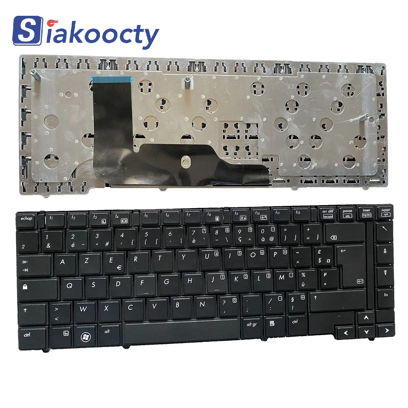 

Новая Французская клавиатура без указателя для HP EliteBook 8440 8440P 8440W 609839-001