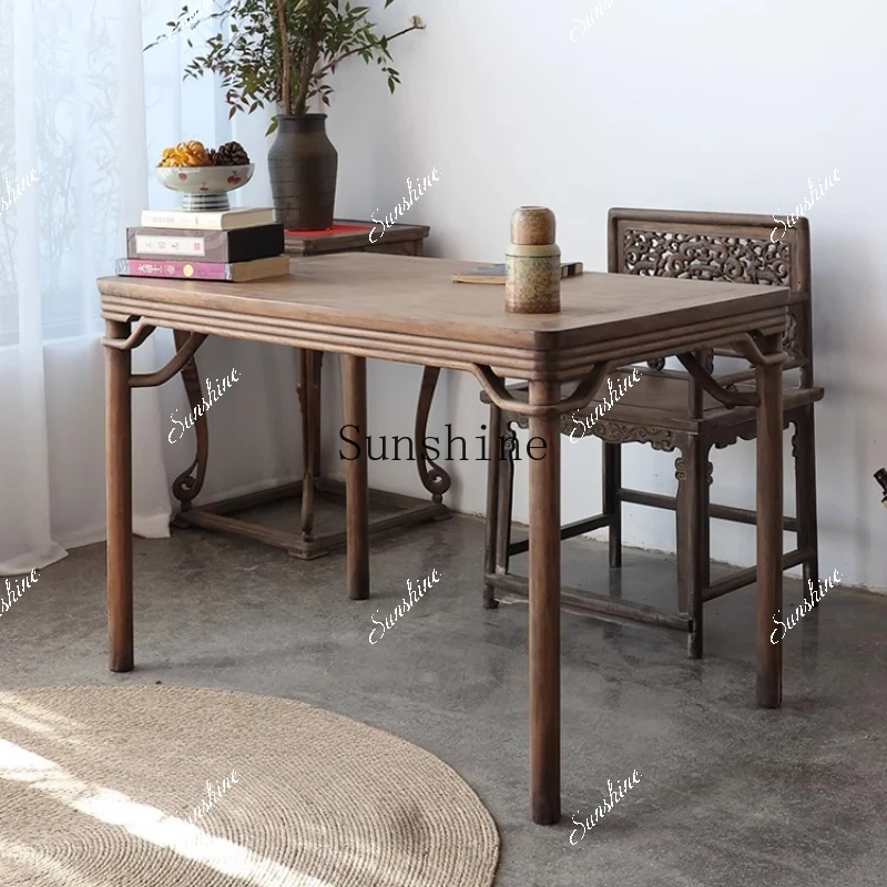 Calligraphy table and chair writing desk solid wood Chinese antique Ming and Qing classical  FT