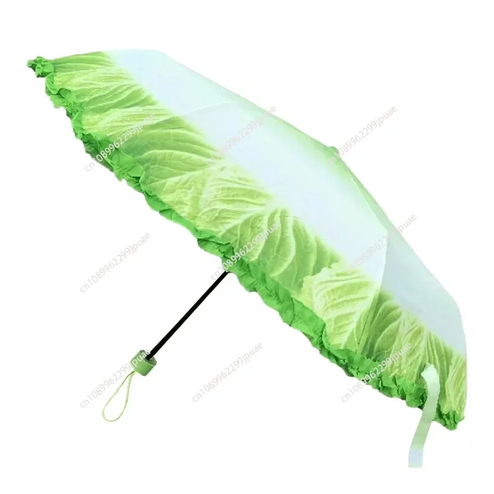 

Unique Lettuce Umbrella Fashion Personality Practical Banana Plane Design Interesting Parasol for Rainy Days