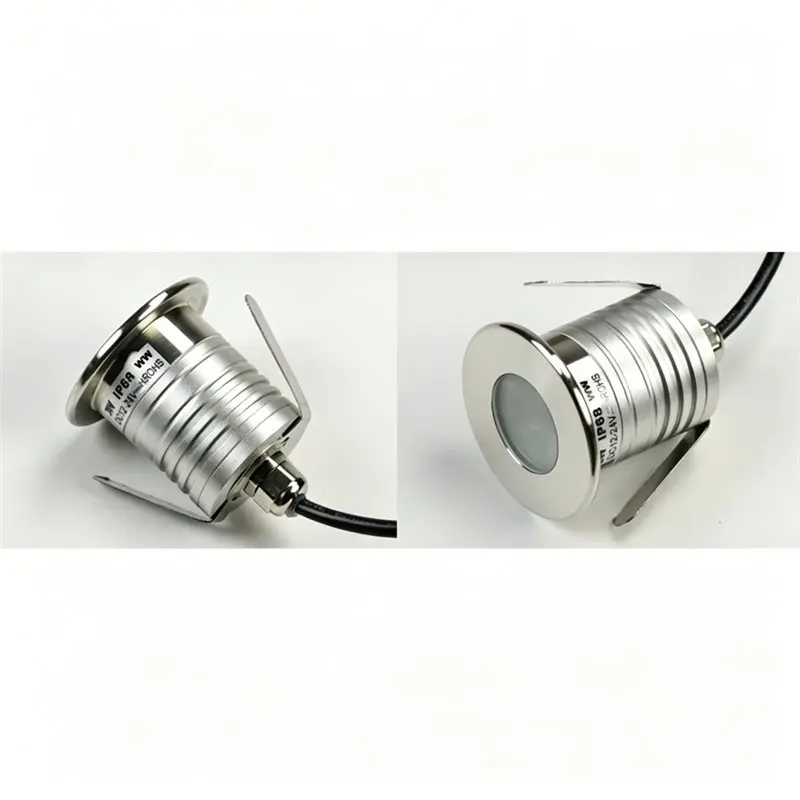 For Swimming Pool Compatible 3W LED Underwater Light IP68 Waterproof Lamp DC12V Safe Safety Pond Fountain Spot