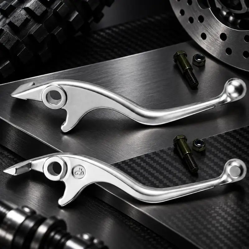 M76E Motorrad-Handbremshebel aus Druckguss für In 10 Tuttio Soleil01, 1 linker und 1 rechter Hebel mit gebogenen Griffen – Detail 7