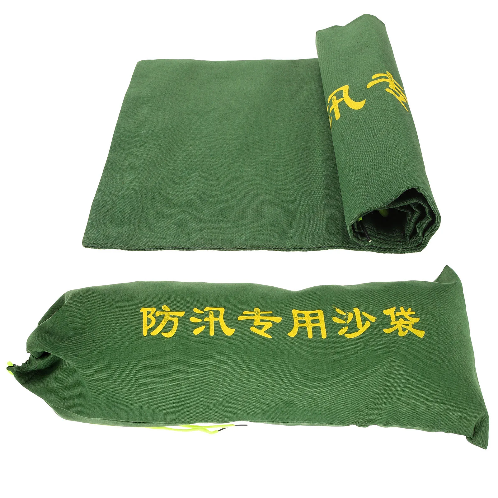 2Pcs Flood Control Sandbags Heavy Duty Empty Flood Protection Bag Reusable for Outdoor Construction Flooding Control