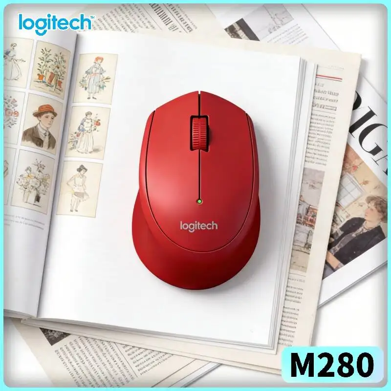 quiz review file surf search reliable 2.4ghz signal wireless mouse M280 plug and play fits laptop desktop pc use