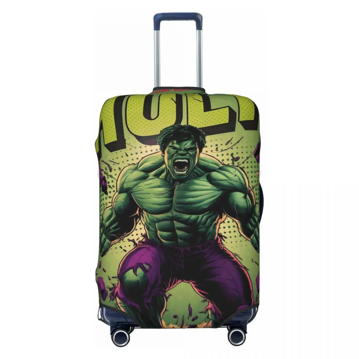 

Custom 3D Printing Art Hulk Luggage Cover Elastic Popular Movie Travel Suitcase Protective Covers Fits 18-32 Inch