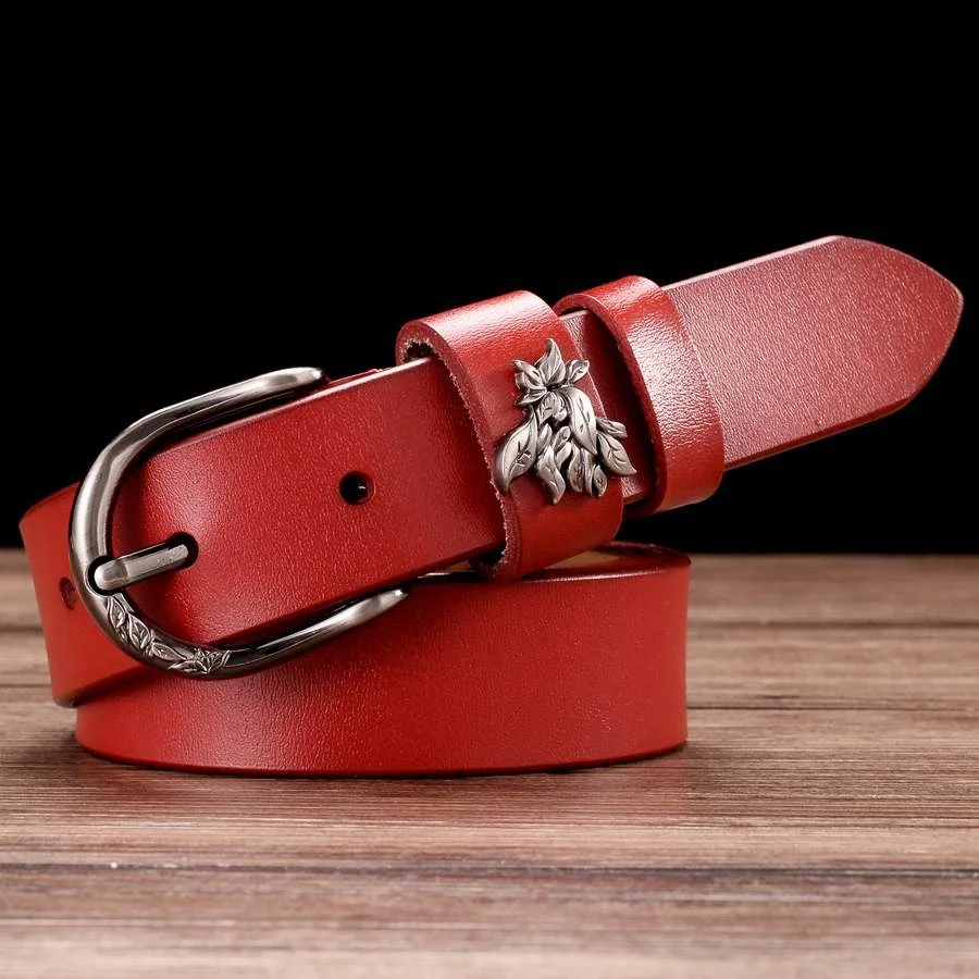 Women Genuine Leather Belt  Ladies Classic Belt Leather Women Waistband New Arrival Belts for Women Ceinture Femmes Width:2.8cm