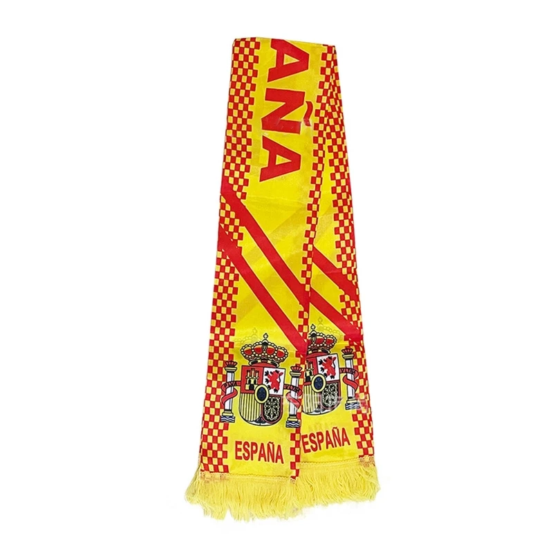 Football Scarf for Soccer Fan 15 Countries Comfortable Wear Footaball Fan Scarf for Kid Adult Birthday Chritmas Favor