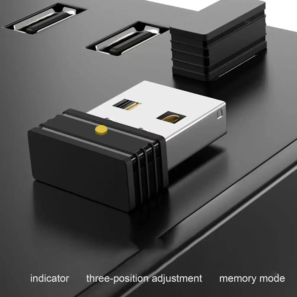 Virtual Mouse Jiggler Undetectable Automatic Mover USB Port Shaker Wiggler With Switch Button For Laptop Keeps Computer Awake