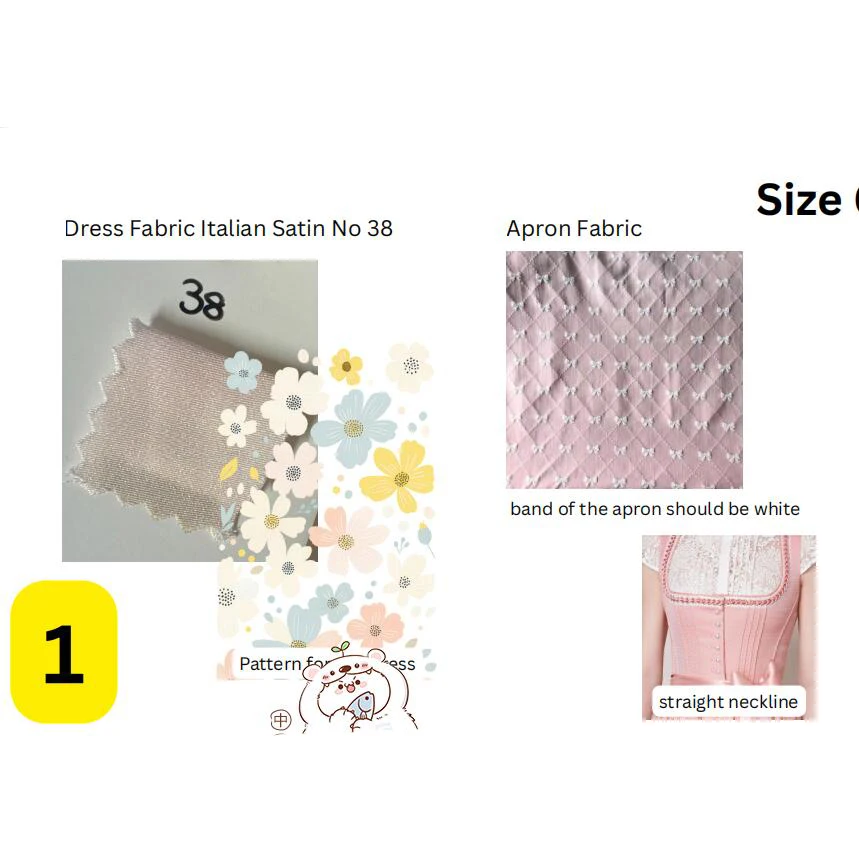 Dirndl مخصص 14 قطعة تصميم فريد من نوعه طباعة الأزهار