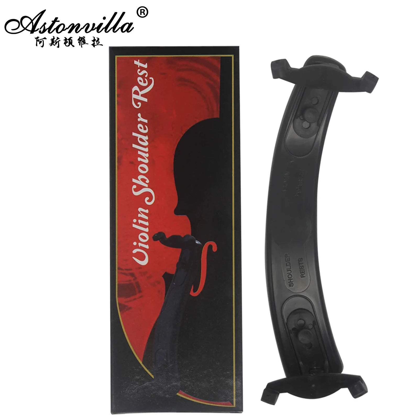 High Quality 3/4 4/4 Violin Shoulder Rest Pad Black Professional Soft Shoulder Rest Pad Support Parts Violin Fiddle Accessories