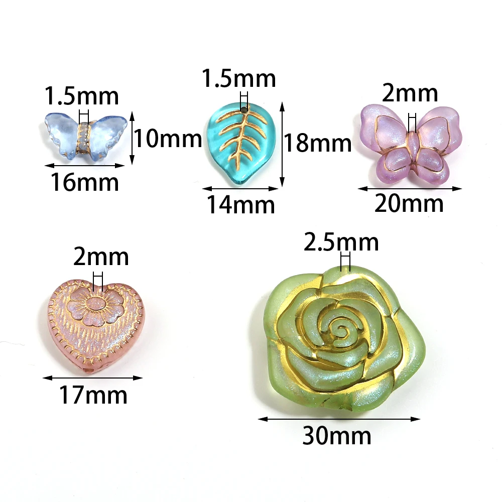 Mixed Classical Acrylic Beads for Jewellery Making