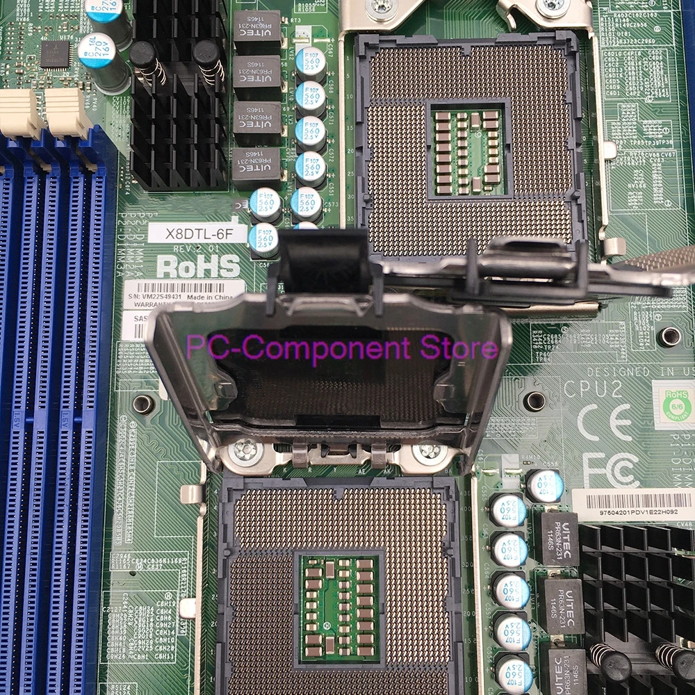 Высокая надежность и высокое качество LGA1366 X58 X8DTL-6F