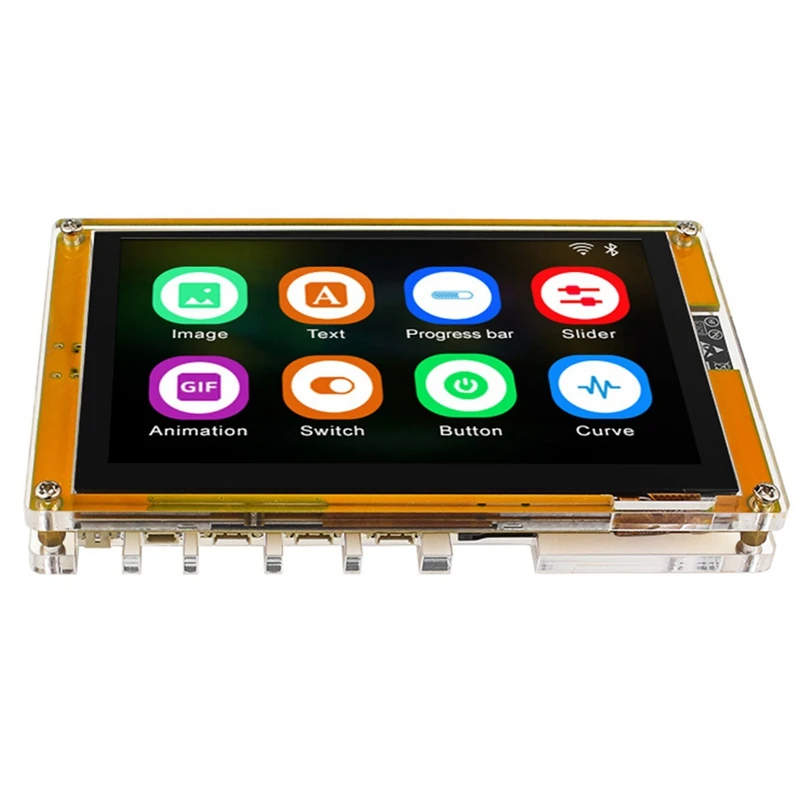 Transparent Acrylic Case For ESP32-S3 Development Board ESP32 5 Inch 800X480 Smart Display Acrylic Case (No ESP32 Board)