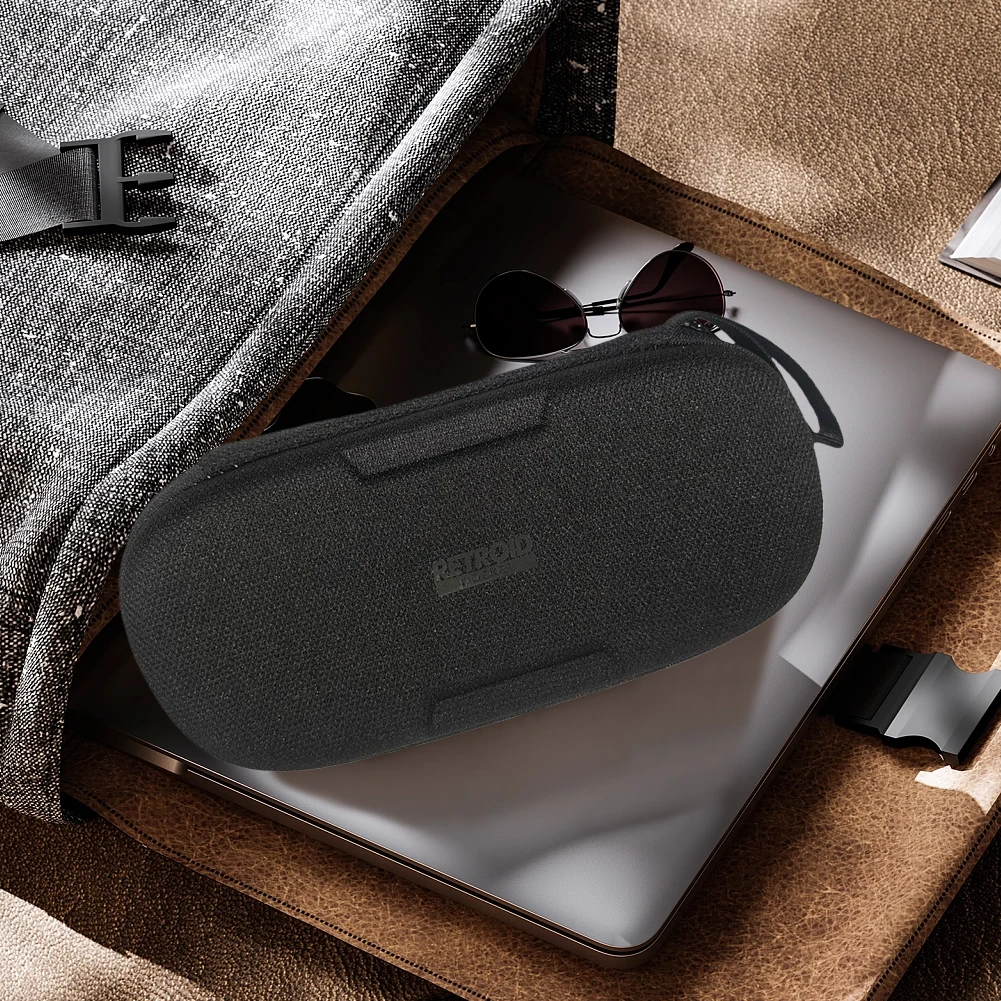 Protable Carrying Case Shockproof Travel Protective Case with Mesh Pocket Travel Storage Bag for Retroid Pocket 5 Game Console