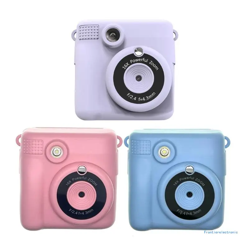 Children's 1080P Digital Camera with Instants Photo Printing, Memory Card and Drawing Supplies for Fun Learning DropShipping