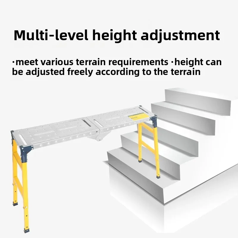 120 * 36 Horse Stool Folding Integrated Stamping Lifting Thickening Extra Thick Putty Scraping Painter Decoration