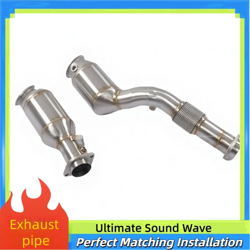 

Высокопроизводительная выхлопная труба для водосточной трубы для BMW S58 G80 G82 M3 M4 2020+, обновление мощности из нержавеющей стали, идеальная установка