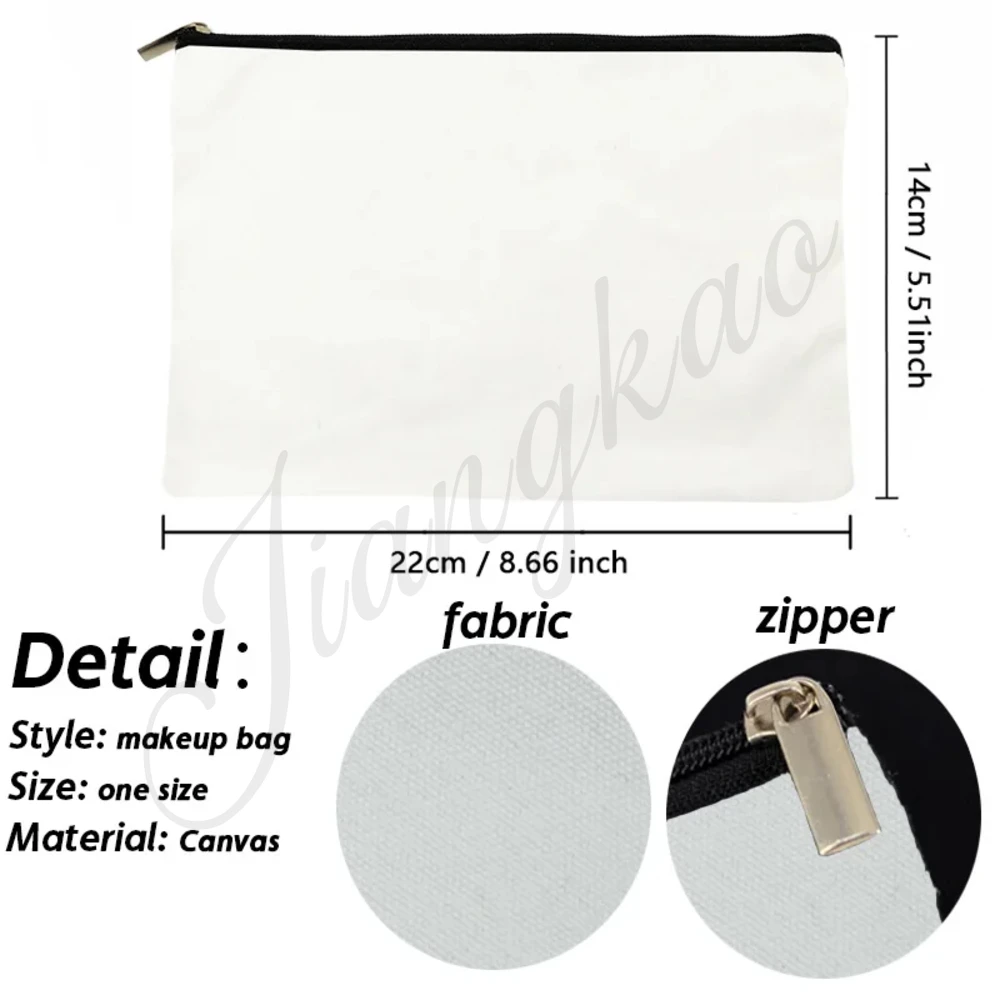 Merci Maitre Atsem French Printed Pencil Bag Stationery Bags Travel Makeup Pouch Teacher's Day Graduate Thanks Gift for Teacher