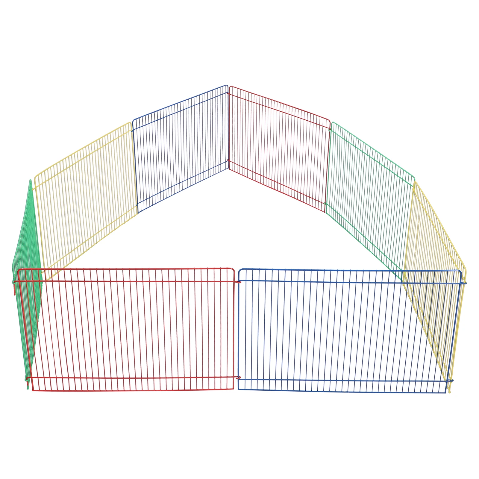 

8pcs Small Pet Playpen Fence 35x23cm Guinea Pig Enclosure Hamster Toy Bunny Travel Safe Durable Quality Material