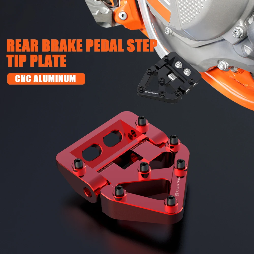 Vouwen Achterrem Pedaal Stap Tip Plaat Voor Beta Rr Rs Rrs 125 200 250 300 350 390 400 450 480 498 500 X Trainer 300 Cr 80 85