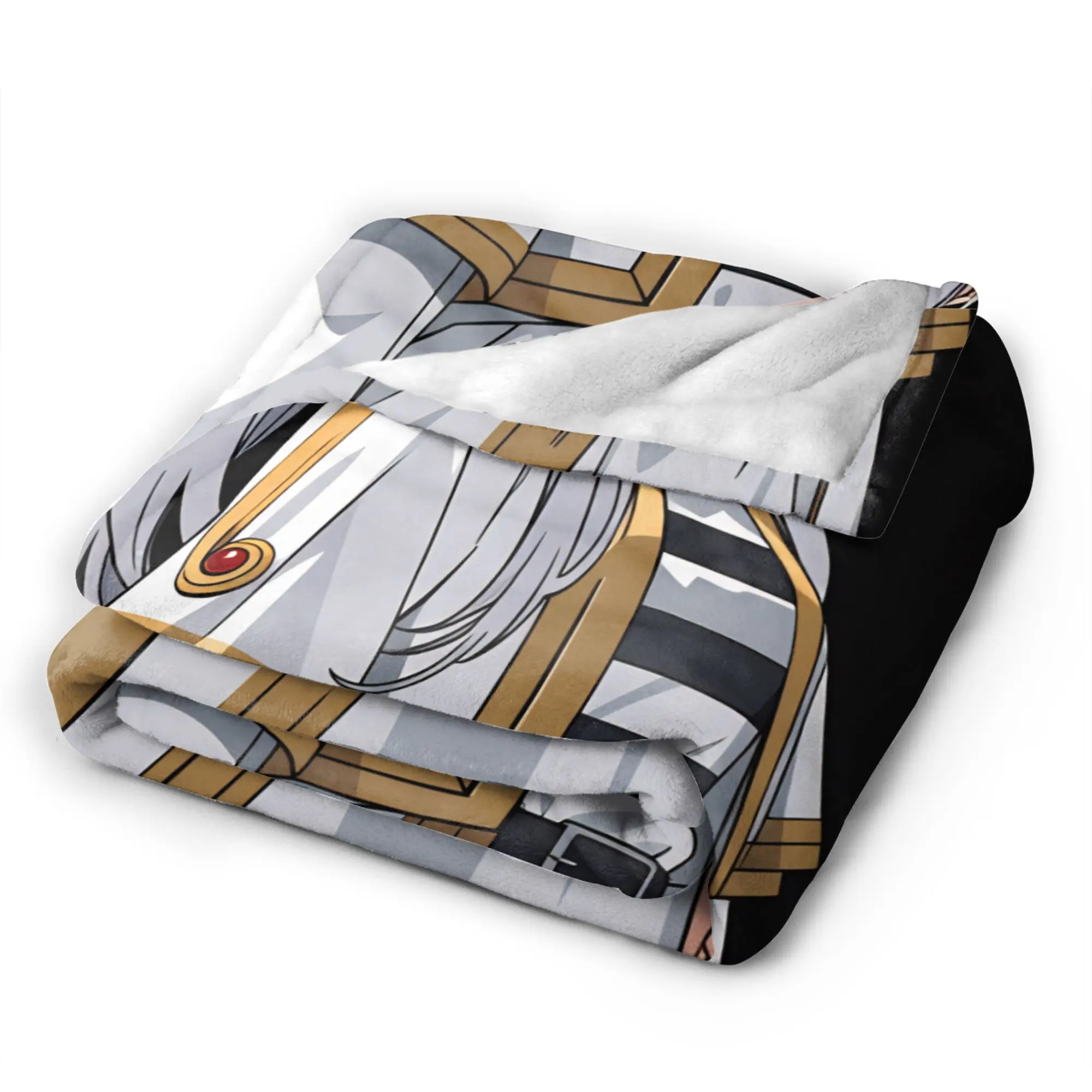 Frieren Beyond Journeys Plush Blanket Students  Flannel Throw Blanket For Outdoor Soft Customized Quality Bedspread Gift