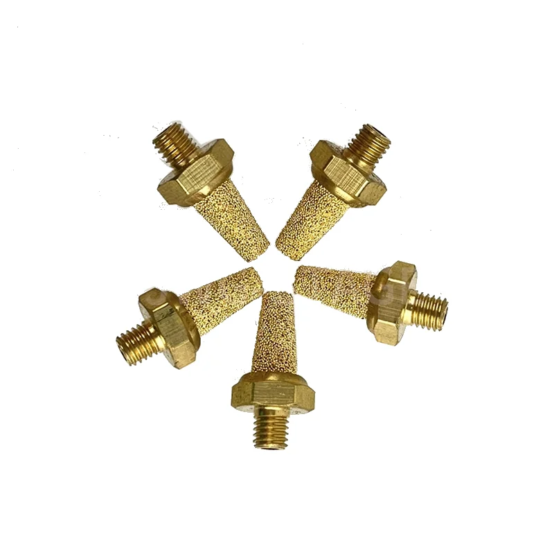 

6 - Pack Atomizer Accessories for Fog & Smoke Mist Machines: Oil - Suction Copper Filter Tips for Steam Fogger Liquid Filters