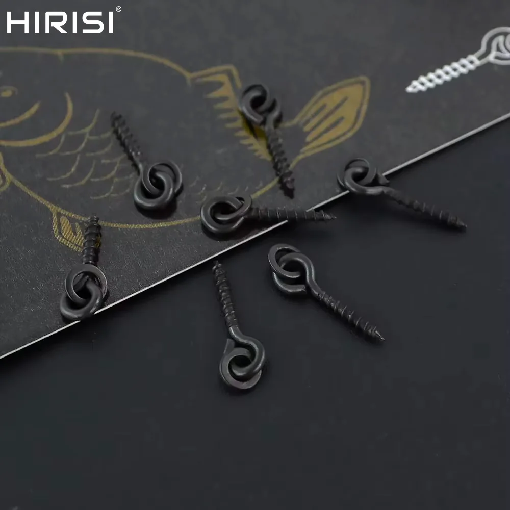 

20 Piece Carp Fishing Boilie Screw Bait Tool with Solid Ring Chod Rigs Fishing Tackle AS001