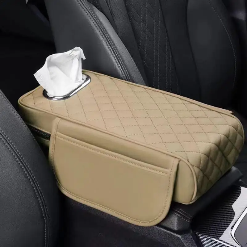 

Middle Console Cover Vehicle Armrest Storage Box Armrest Seat Box Protector Cushion Comfortable Car Decor Accessories For Cars