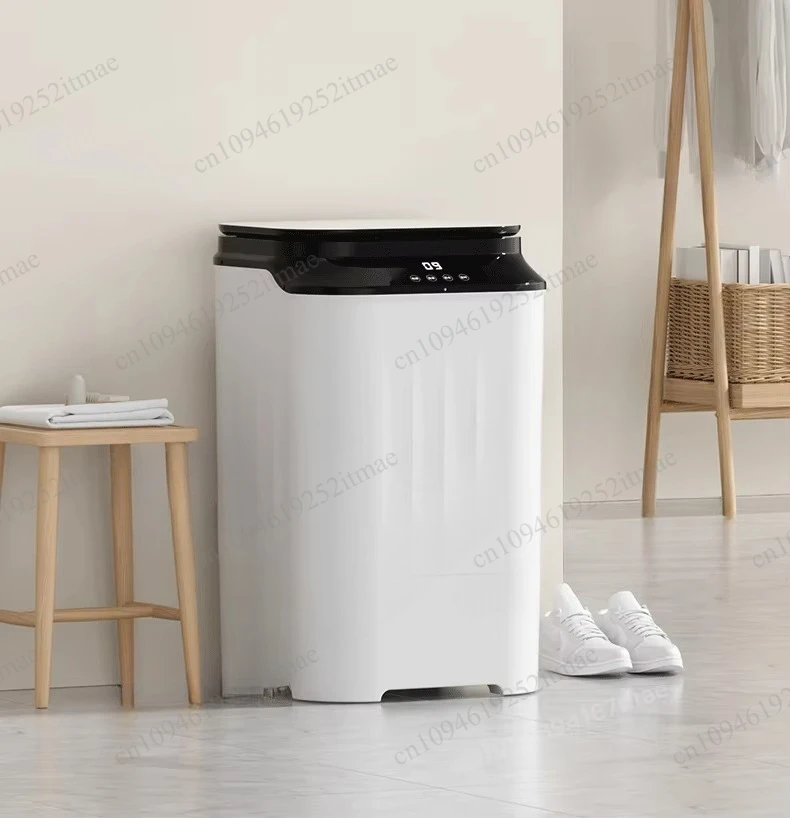 Household Small Silicone Shoe Washing Machine, Automatic Wash Spin Dry All-in-One Shoe Brushing Cleaner