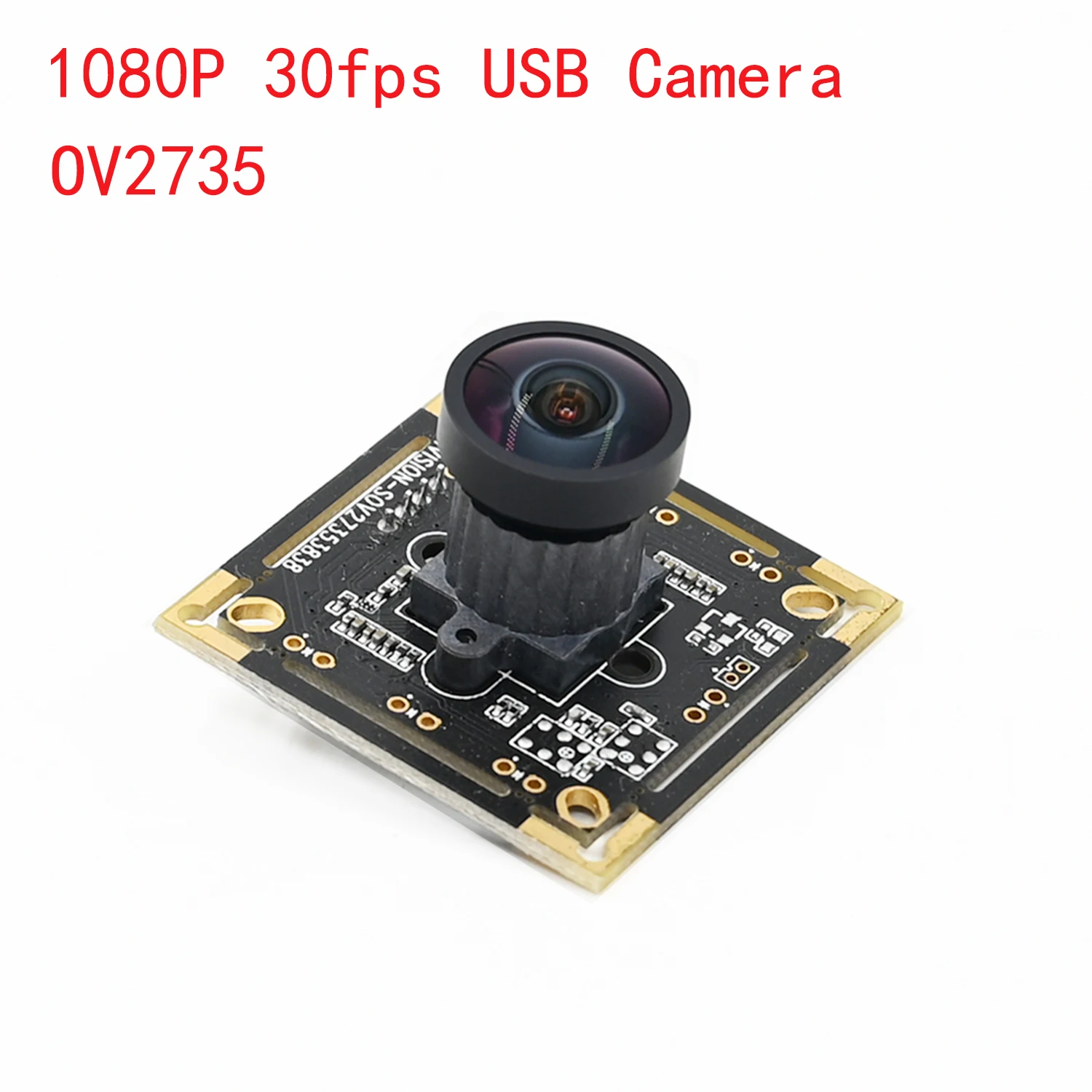 

1080P USB Camera Module 2MP 30fps Webcam OV2735 Plug And Play For Face Recognition Machine Vision , Fixed Focus ,1920x1080