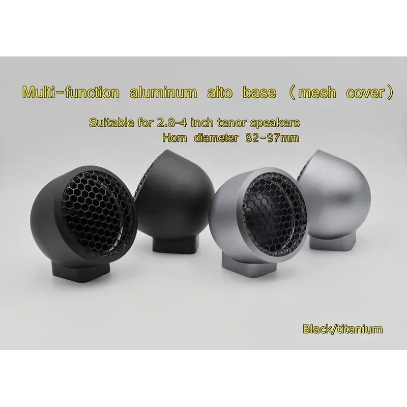

2pcs 3.5 Inch Car Midrange Speaker Base Bracket Boxes 3.5” Midrange Horn Seat Base Support Shell Cup