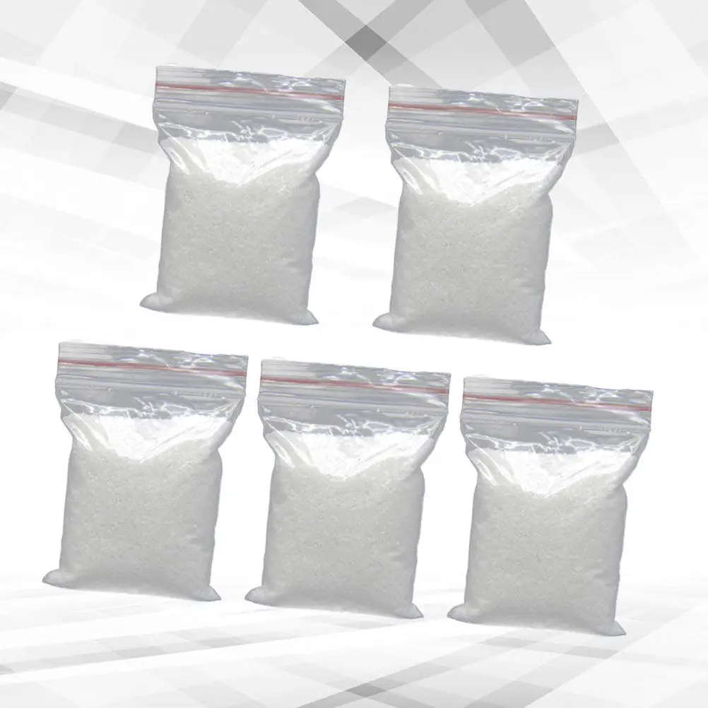 

5 упаковок по 80 г белого декоративного песка для аквариума, дома, сада, свадебного декора, ваз, композиций, террариумов, флористики